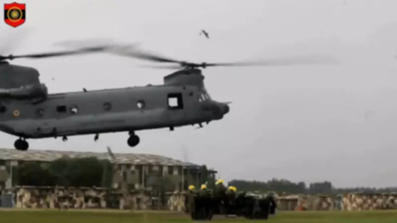 Indian Para SF Conducts Heliborne Induction Exercise in Challenging Terrain