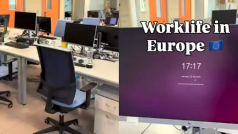 Indian Woman's Video Shows Empty Office at 5:15 PM in Europe, Sparks Work-Life Balance Debate