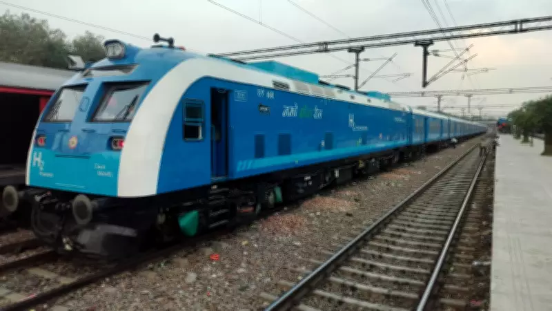 India's First Hydrogen Train Completes Trial Run at 120 kmph