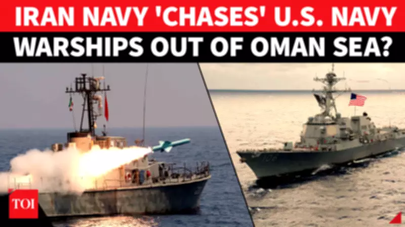 Iran Claims US Warships Retreat After Missile Warning in Oman Sea