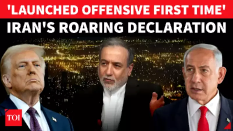 Iran FM Araghchi Declares Offensive Action Against Israel and US
