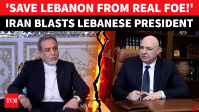 Iran FM Araghchi Slams Lebanese President, Tells Him to Confront 'Real Foe' Israel