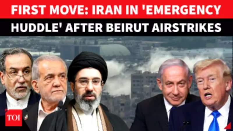 Iran Holds Emergency Security Meet After Israel Bombs Beirut Suburbs