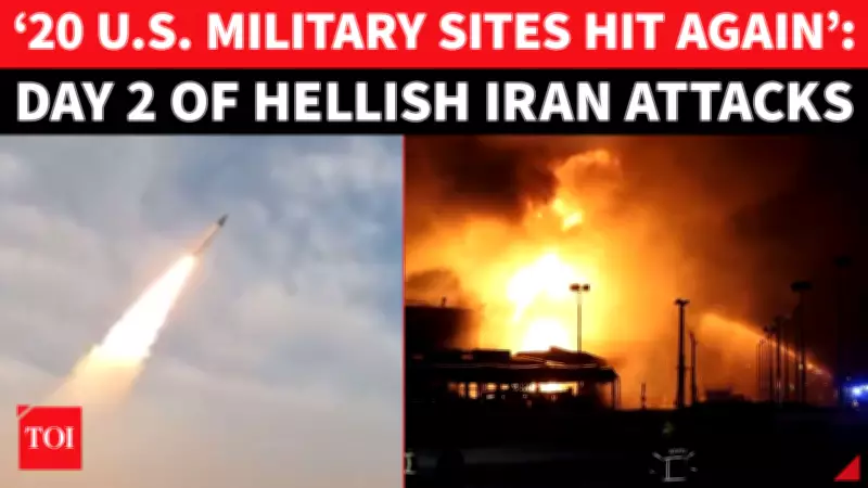 Iran Launches Major Missile and Drone Offensive on US Bases in Gulf