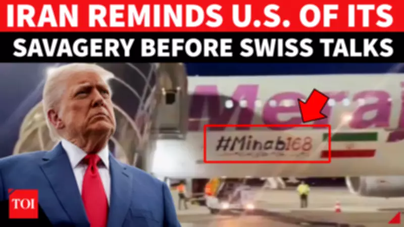 Iranian Negotiators' 'Minab 168' Plane Message Stirs Emotions Ahead of US Talks