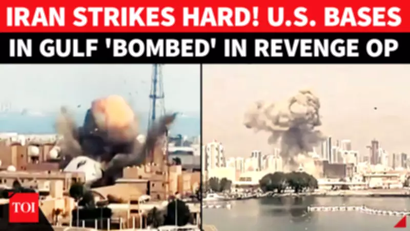 Iran's IRGC Strikes US Bases in Mideast; Warns of 'Severe' Response if Attacks Continue