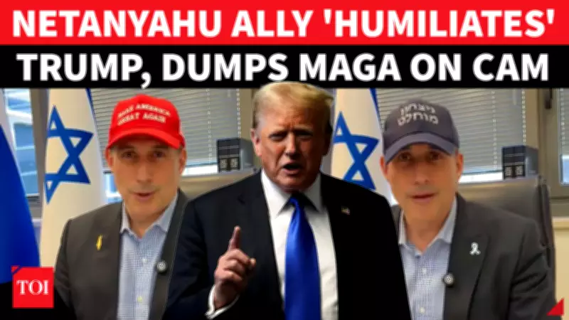Israeli Lawmaker Throws Away MAGA Hat, Signals Rift with Trump