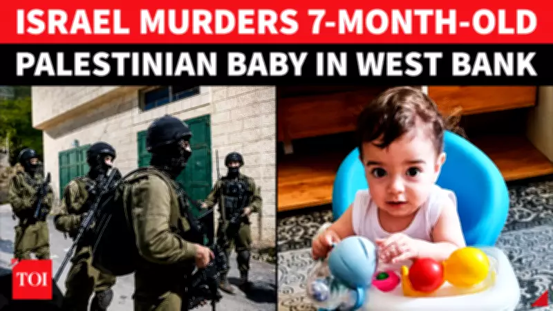 Israeli Troops Kill 7-Month-Old Palestinian Baby Near Hebron