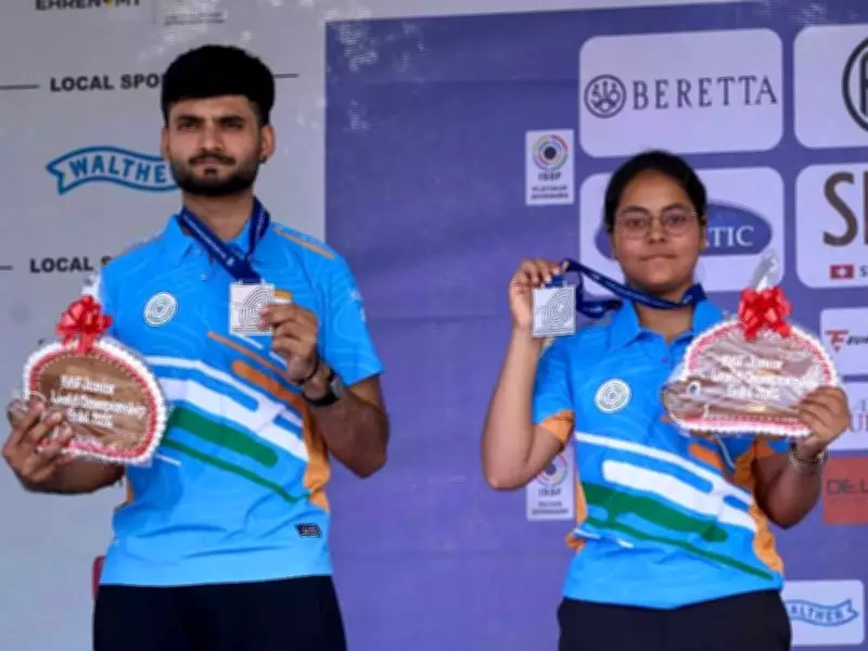 ISSF Junior World C'ships: India's Vanshika-Shiva win silver in 10m air pistol mixed team