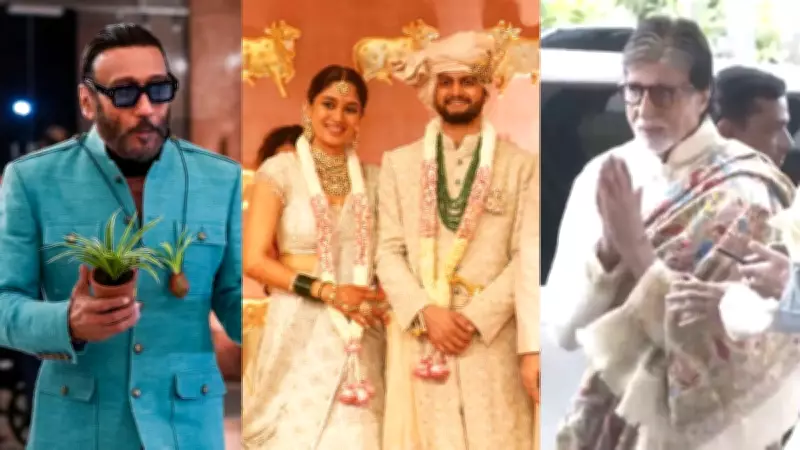 Jackie Shroff, Amitabh Bachchan grace Supriya Sule's daughter Revati's wedding