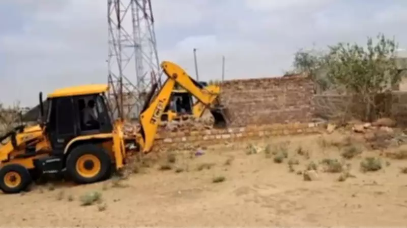Jaisalmer: Illegal Madrasa Demolished in Border Security Crackdown