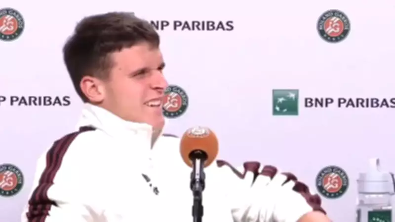 Jakub Mensik Suffers Cramp During Press Conference After French Open Quarter-Final Win