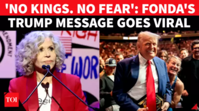 Jane Fonda Slams 'Un-American White House' in Anti-Trump Protest Speech