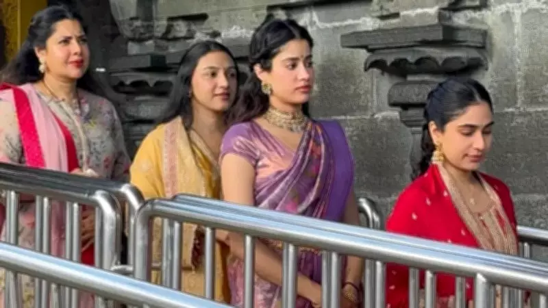 Janhvi Kapoor Seeks Blessings at Tirumala Temple for Peddi Success