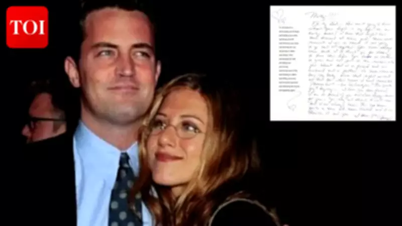 Jennifer Aniston's Handwritten Letter to Matthew Perry Withdrawn from Auction
