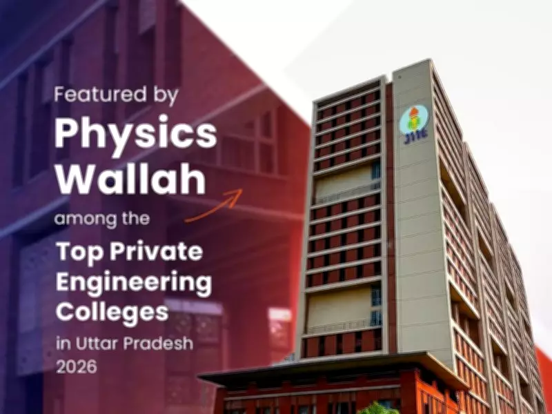 JIIT Named Among Top Private Engineering Colleges in UP by PW 2026