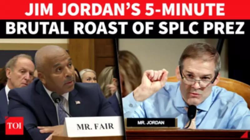 Jim Jordan Grills SPLC President Over Donor Money Use in Tense Hearing