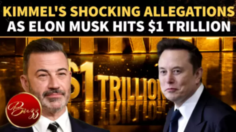 Jimmy Kimmel Accuses Elon Musk of 'Stealing' After Trillionaire Milestone