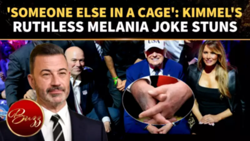 Jimmy Kimmel Roasts Trump's Bruised Hand and Melania in UFC Night Monologue