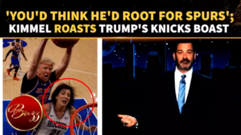 Jimmy Kimmel Takes Aim at Trump's NBA Finals Appearance in Monologue