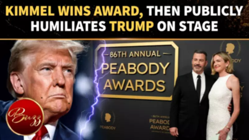 Jimmy Kimmel Turns Peabody Speech into Fiery Trump Critique