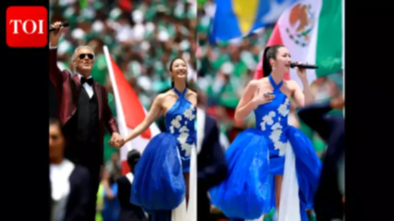 K-pop Singer Ejae and Andrea Bocelli Perform at FIFA Opening Ceremony