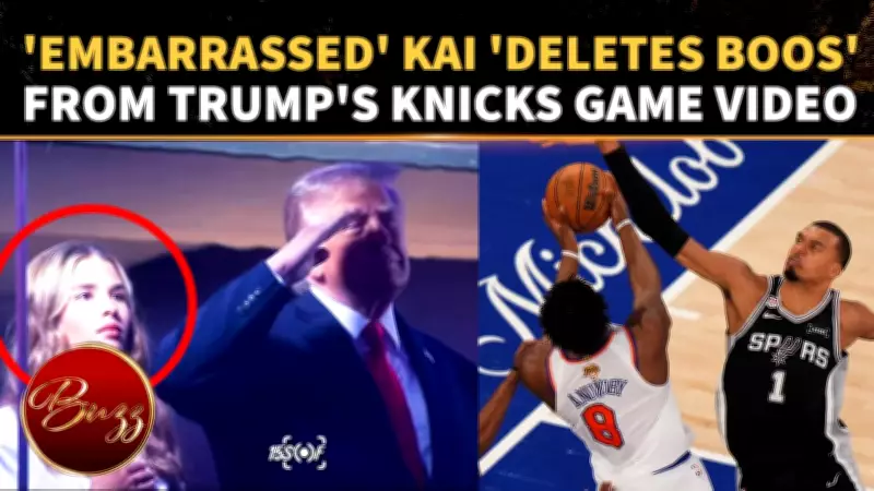 Kai Trump Under Fire After Trump Knicks Video Gets Mystery Audio Makeover