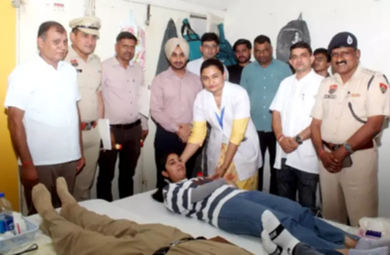 Kaithal police blood donation camp collects 44 units