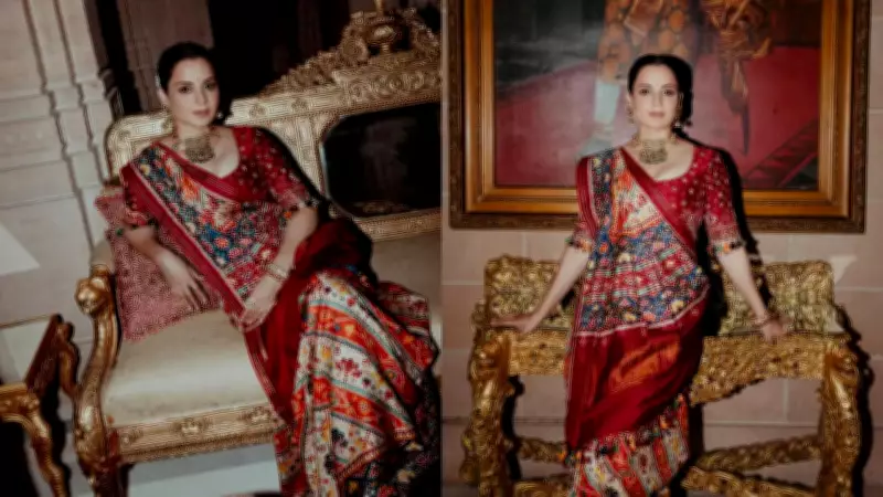 Kangana Ranaut Stuns in Patan Patola Saree, Celebrates Indian Handlooms