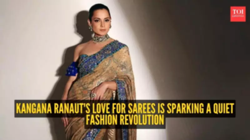 Kangana Ranaut's Saree Style: Making the Six-Yard Drape a Daily Choice