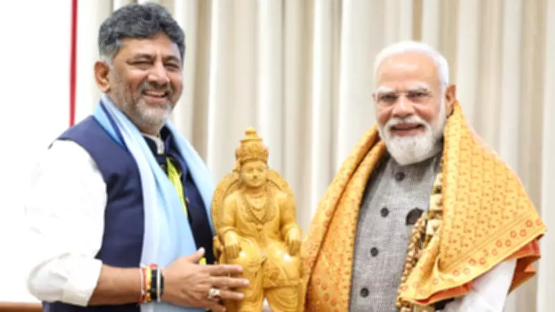 Karnataka CM Shivakumar Seeks Centre's Help for River Projects in Meeting with PM Modi