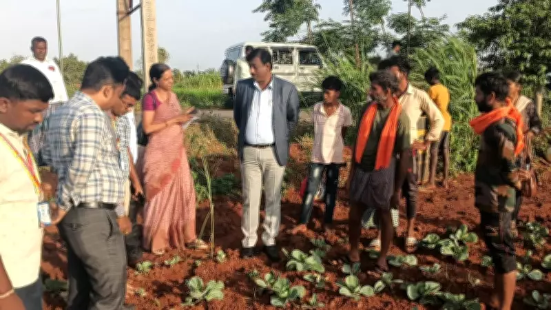 Karnataka DC Visits Farmer After Kids Shown Ploughing Field