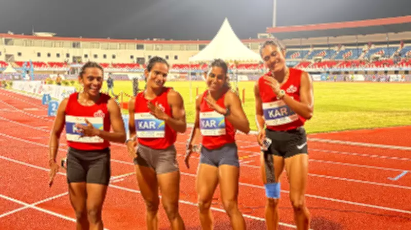 Karnataka women win 4x100m gold at National Inter-State Athletics Championships