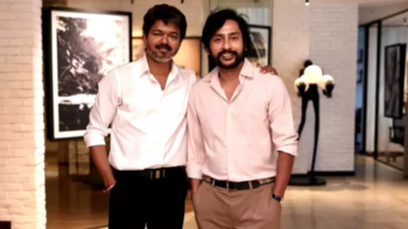 Karuppu Director RJ Balaji Meets Vijay, Calls It 'Unreal'