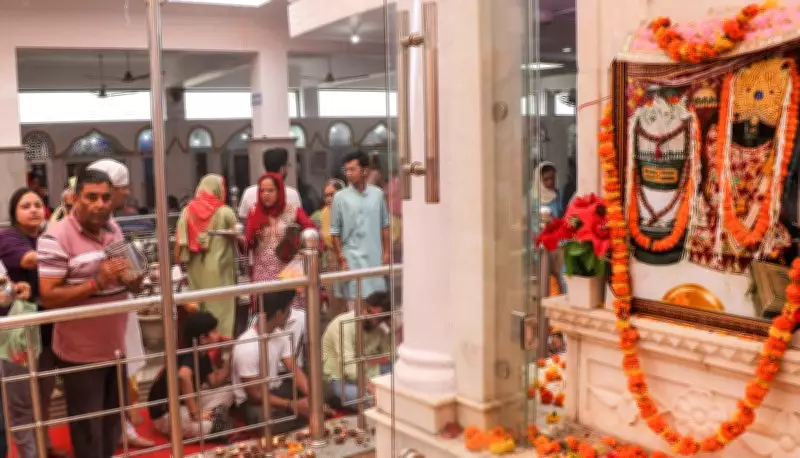 Kashmiri Pandits Celebrate Jyeshtha Ashtami at Kheer Bhawani Shrine in Jammu