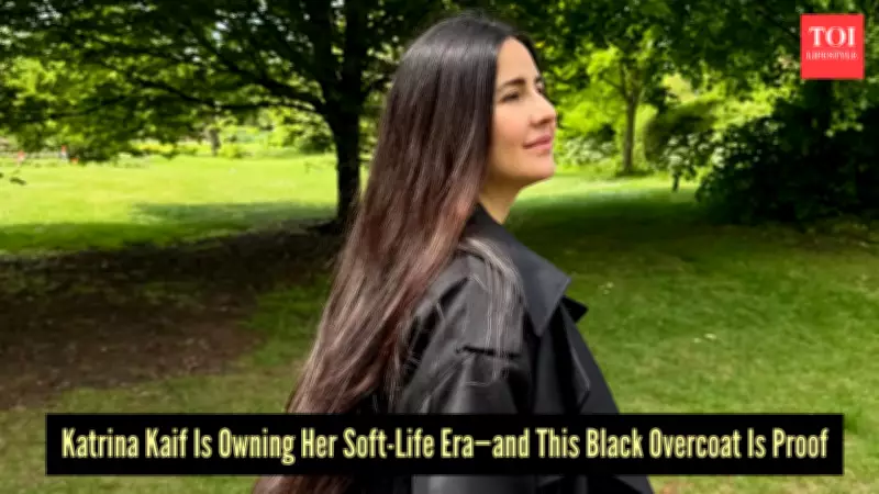 Katrina Kaif's Post-Pregnancy Style: A Killer Black Overcoat Steals the Show