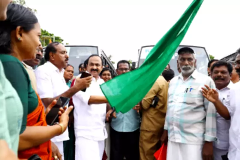 Kerala CM Satheesan Flags Off New KSRTC Buses on Aluva-North Paravoor Route