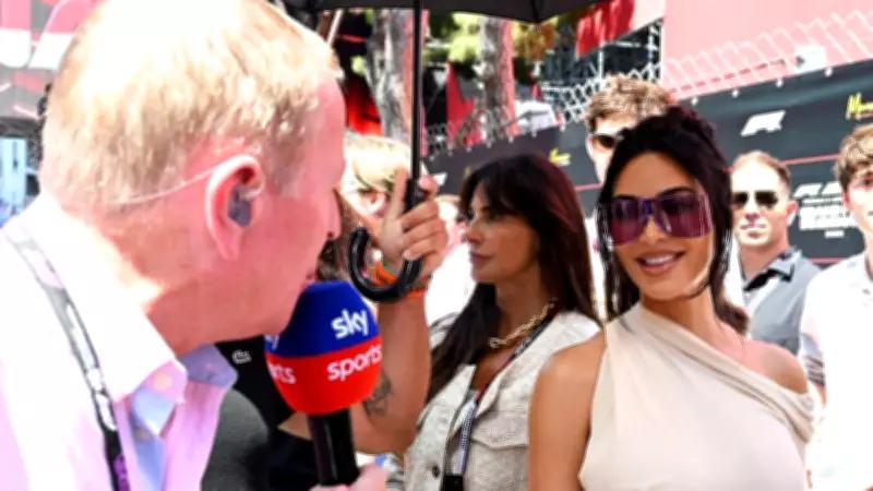 Kim Kardashian’s Awkward Monaco GP Moment with F1 Reporter Martin Brundle Sparks Debate