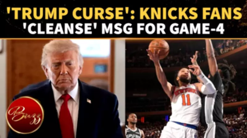 Knicks Fans Hold Sage Ritual to Remove 'Trump Curse' After NBA Finals Loss