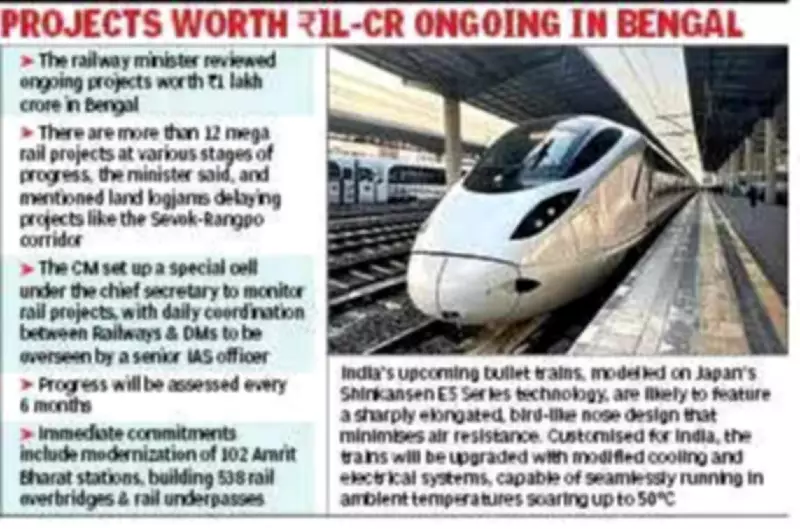 Kolkata to Get Bullet Train: High-Speed Rail to Connect Bengal with Delhi