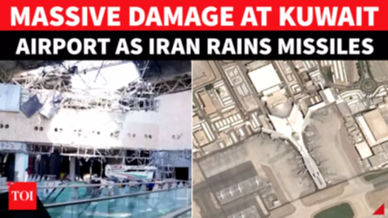 Kuwait Airport Damaged in Iranian Missile Strike; Radar Systems Hit