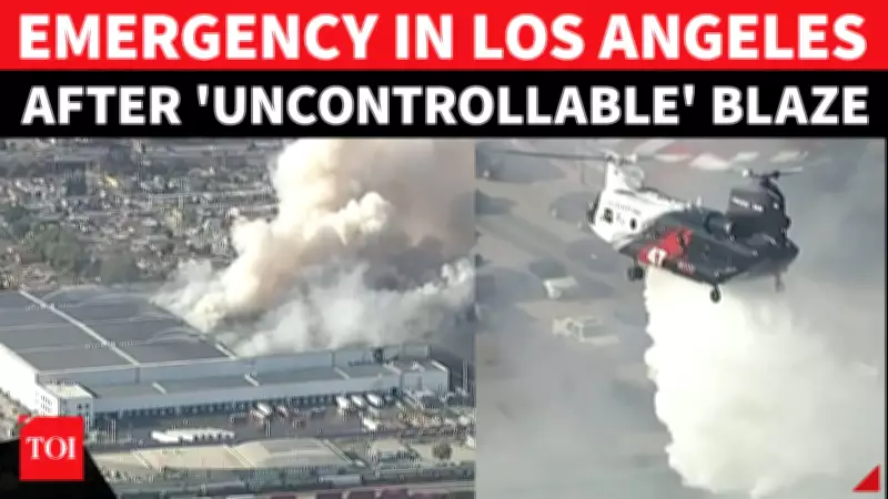 LA Mayor Declares Emergency as Massive Warehouse Fire Grip