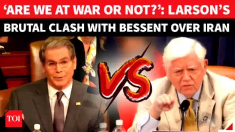 Larson Grills Bessent Over Iran War Impact on Gas Prices in Heated Exchange