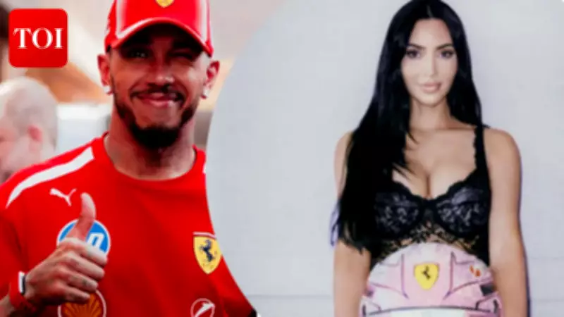Lewis Hamilton Fuels Romance Rumors with Kim Kardashian Photo