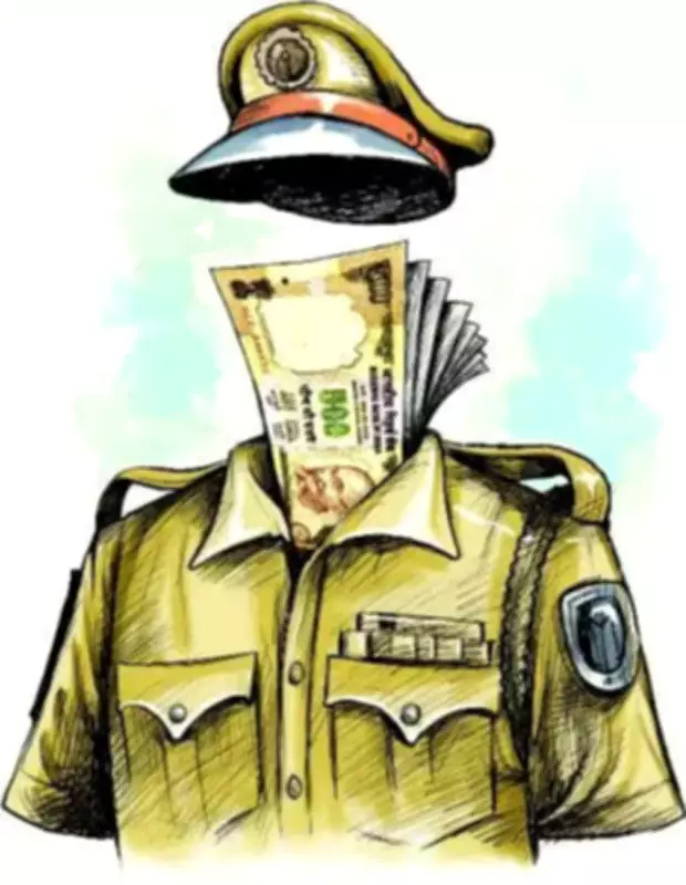 Lokayukta traps ASI for demanding Rs 10,000 bribe in Mandya