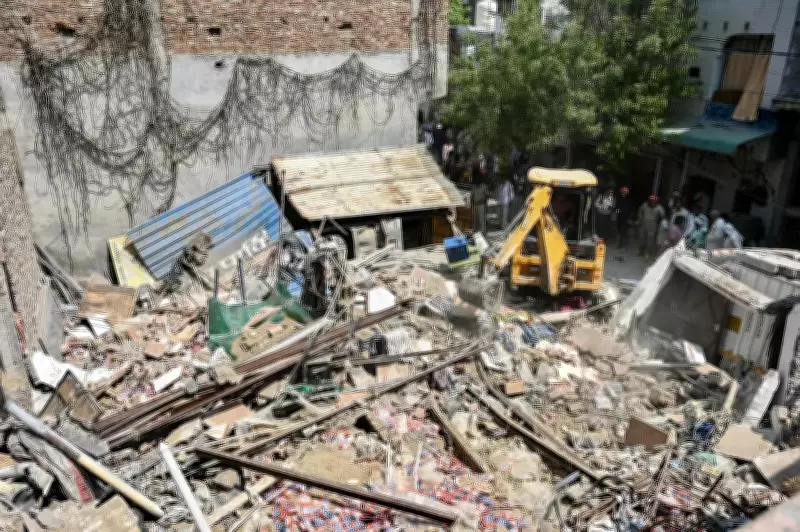 LPG Cylinder Blast in Delhi's Mukundpur Leaves 11 Injured, House Collapses