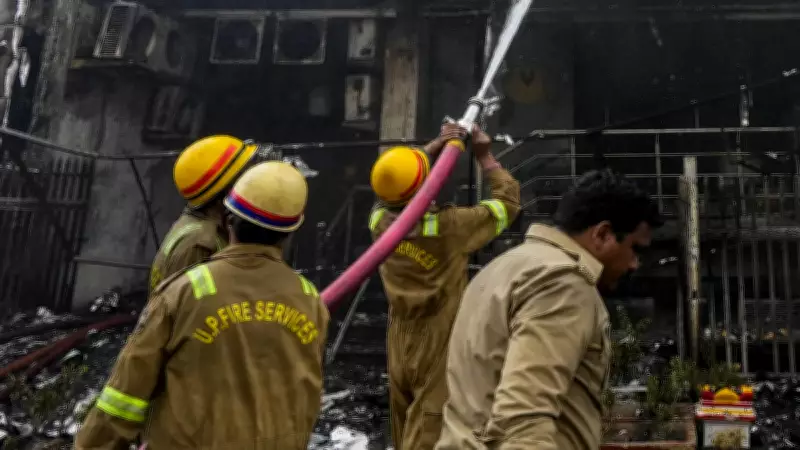 Lucknow Fire: Bulldozer Action Against Illegal Building in Aliganj Blaze