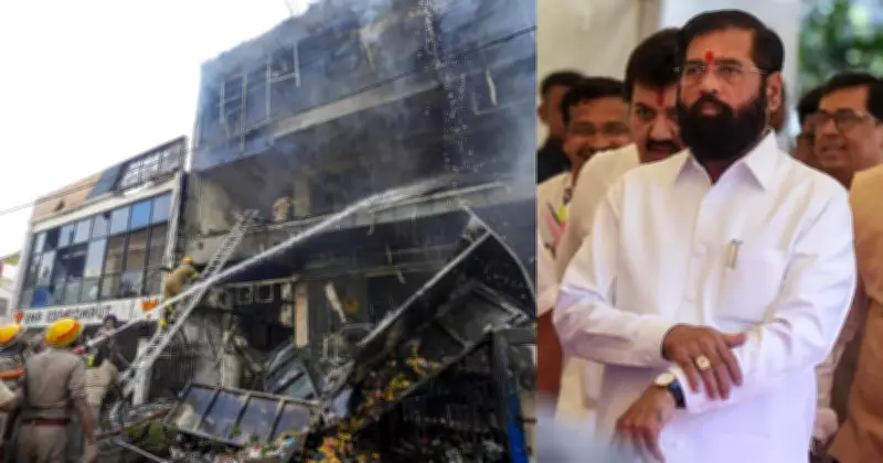 Lucknow Fire Kills 15 Students; Shinde Slams Uddhav Sena MPs