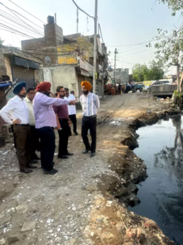 Ludhiana MC chief inspects Dhoka Mohalla, reviews sanitation and monsoon prep