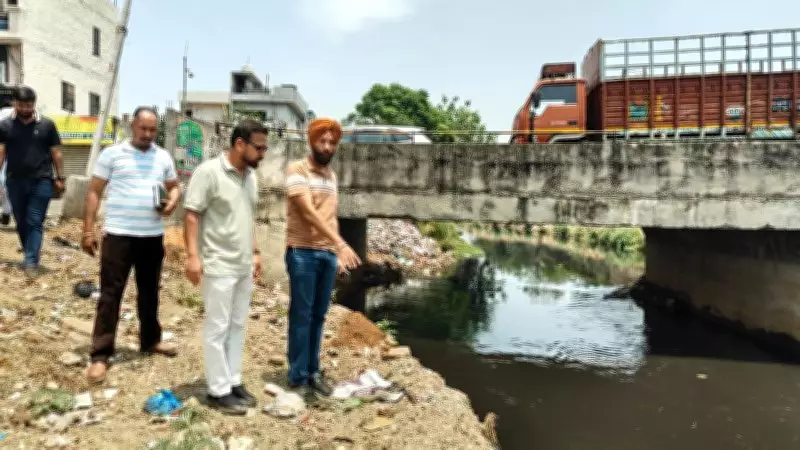 Ludhiana MC Commissioner Inspects Buddha Nullah Desilting and Retaining Walls Ahead of Monsoon